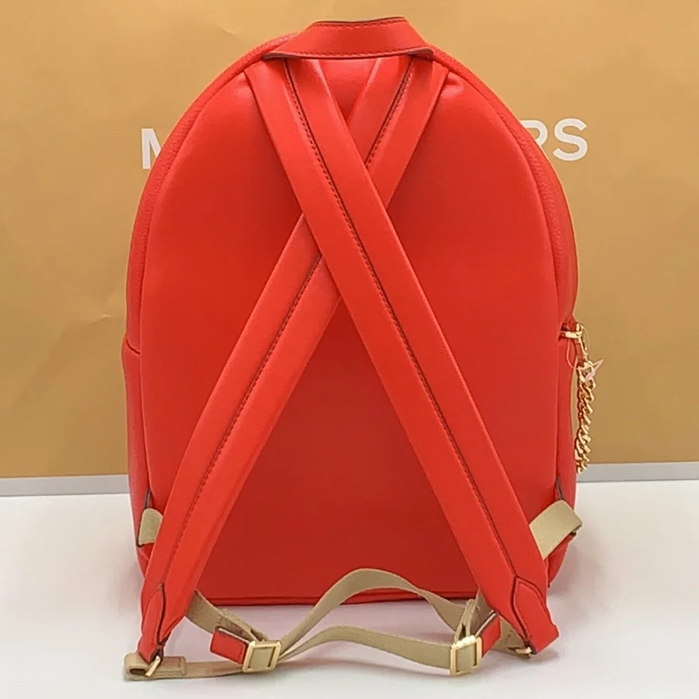 MICHAEL KORS DARK SANGRIA Maisie Medium Pebbled Leather 2-in-1 Backpack